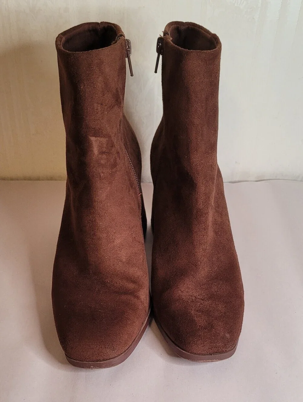 Madden Girl Minglee Dark Brown Ankle Boots Size 8.5